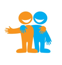 Symbol of friendship vector image