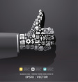 Elements are small icons Finance Elements are small icons Finance vector image