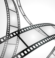 Film strip background vector image