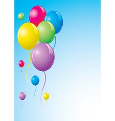 Colorful balloons vector image