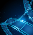Film strip background vector image