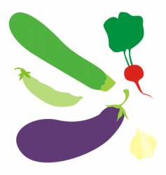 Vegetables vector image