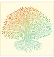 Beautiful vintage hand drawn tree of life vector image