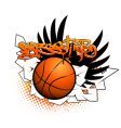 Basketball vector image