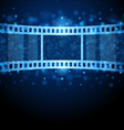 Film strip background vector image