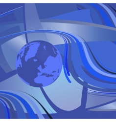 illustration map of world vector image