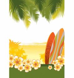 Surfboards vector image
