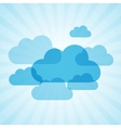 Clouds frames vector image