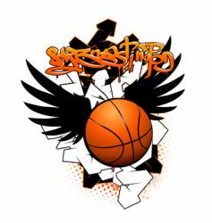 Basketball vector image