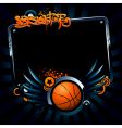 Basketball banner vector image