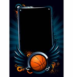 Basketball banner vector image