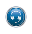 Headphones icon vector image
