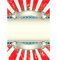 Usa colors poster vector image