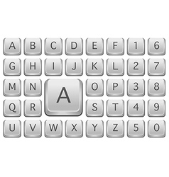 Keyboard Alphabet vector image