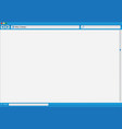 Modern internet web browser vector image