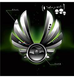 Ufo speaker vector image