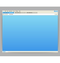Browser template vector image