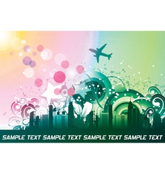 Urban background vector image