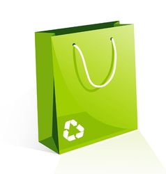 Shopping bag vector image