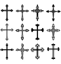 Cross vector image