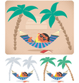 Hammock Relaxation vector image