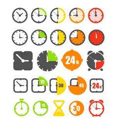 Clocks vector image