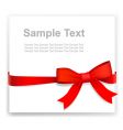 Tape and bow vector image