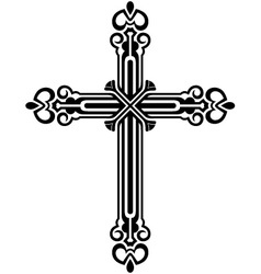 Cross vector image