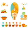 Spa Accessory Set vector image