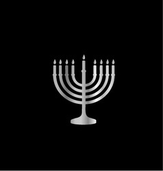 Judaism Menorah vector image