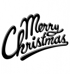Merry Christmas vector image