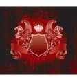Crown on grunge background vector image