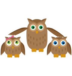 Mom Owl vector image