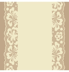Seamless lace pattern flower vintage background vector image