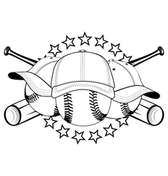 Balls in hats vector image