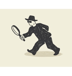 Detective vector image