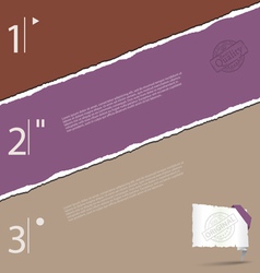 Torn paper background 3 vector image