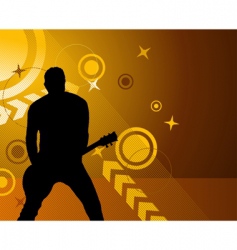 Rock group vector image