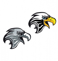 Cartoon eagle symbol vector image