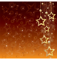 Golden stars vector image