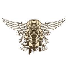 Vintage emblem vector image
