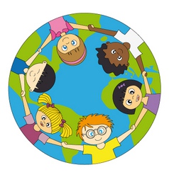Children world vector image