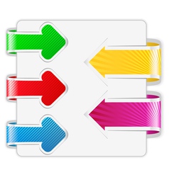 Arrows vector image
