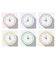 Set clock vector image
