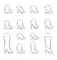 Fashion women shoes vector image