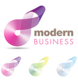 Modern Business Icon Modern Business Icon vector image