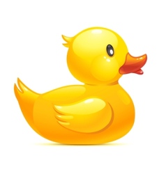 Rubber duck vector image