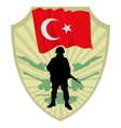 Army of Turkey vector image