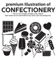 Confectionery Confectionery vector image