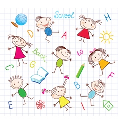 Back to school vector image